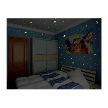 Set autocolante fosforescente ambiance universe, 150 buc.