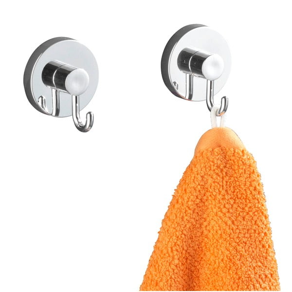 Sada 2 háčků Wenko Vacuum-Loc, nosnost až 33 kg