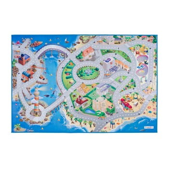 Covor pentru copii universal grip seaside, 100 x 150 cm