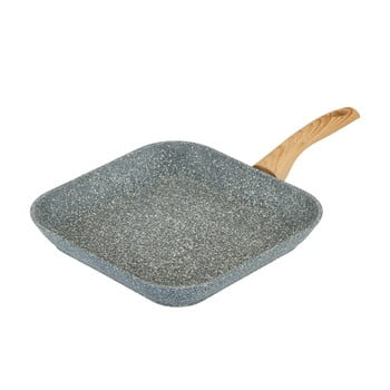 Tigaie tip grătar cu mâner bisetti pierre gourmet, 28 x 28 cm