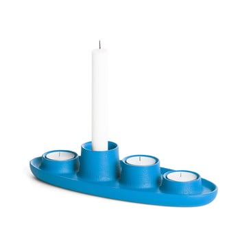 Sfeșnic emko aye aye four candle, albastru