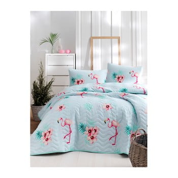 Set cuvertură și 2 fețe de pernă din bumbac masso lullo, 200 x 220 cm