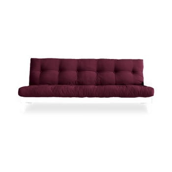 Canapea extensibilă Karup Design Indie White/Bordeaux, roșu închis