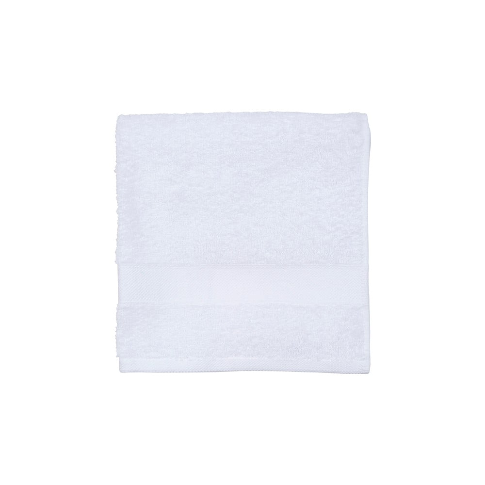 Bílý froté ručník Walra Frottier, 50x100 cm