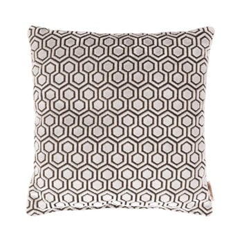 Pernă dutchbone dean, 45 x 45 cm, gri deschis