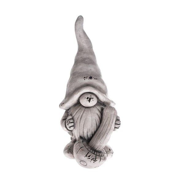 Šedá dekorace Dakls Gnome, výška 44,5 cm