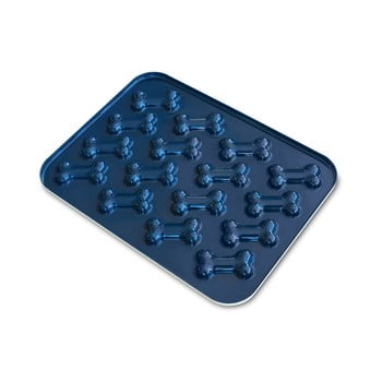 Formă pentru copt biscuiți în formă de os Nordic Ware, albastru imagine
