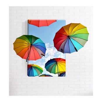 Tablou de perete 3d mosticx rainbows, 40 x 60 cm