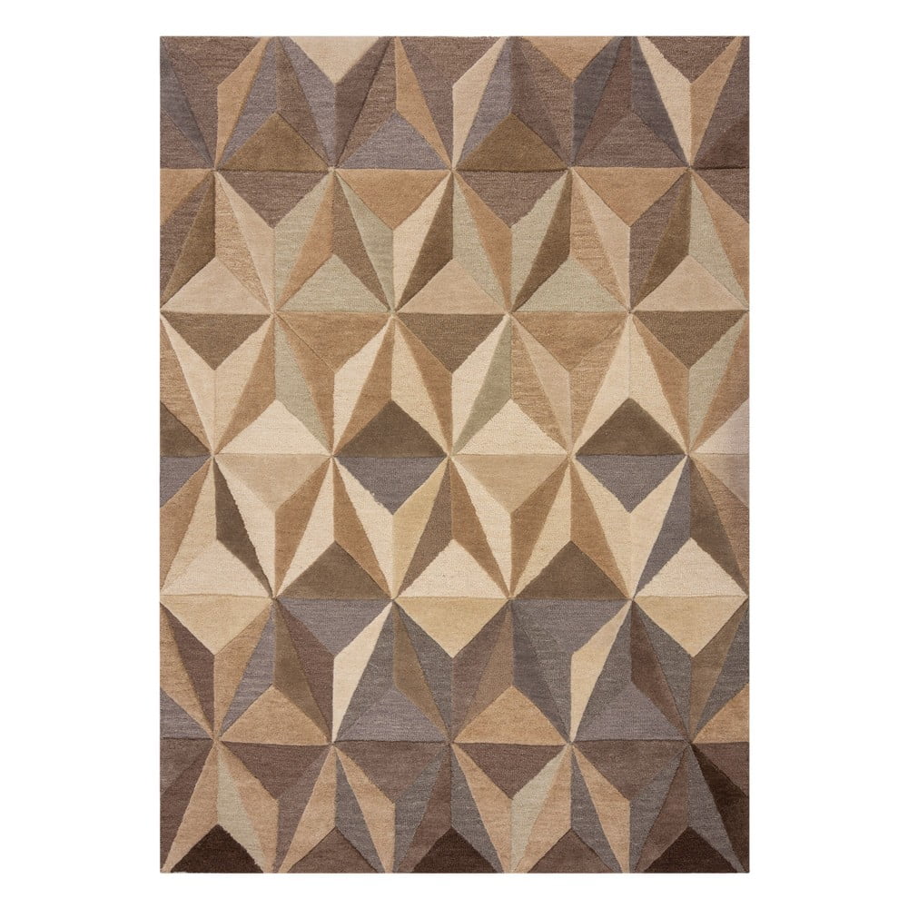 Béžový vlněný koberec 120x170 cm Reverie – Flair Rugs