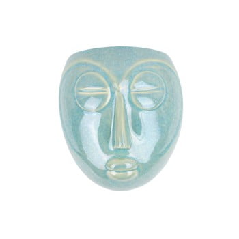 Ghiveci de perete pt living mask, 16,5 x 17,5 cm, verde