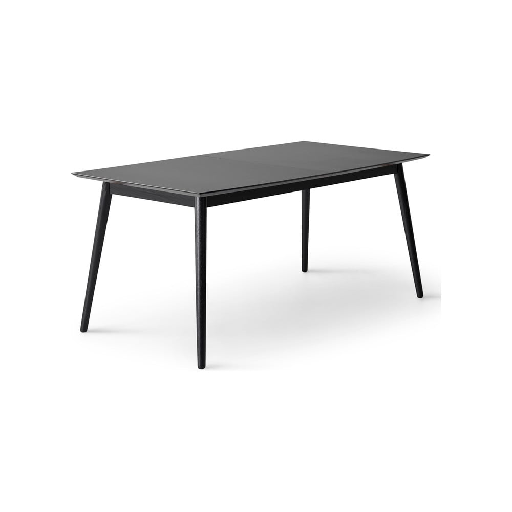 Černý rozkládací jídelní stůl s černou deskou 90x165 cm Meza – Hammel Furniture
