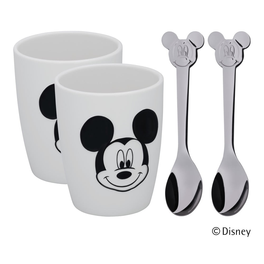E-shop Sada 2 pohárků a 2 lžiček WMF Mickey Mouse