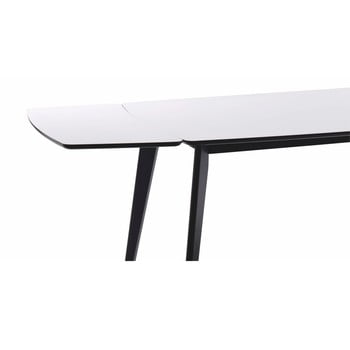 Extensie pentru masă rowico griffin, 90 x 45 cm, negru - alb