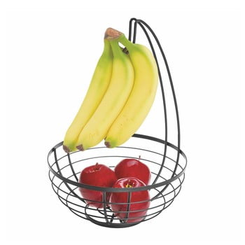 Coș cu cârlig pentru fructe idesign austin, ø 27,31 cm, negru