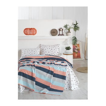 Set cearșaf din bumbac și 2 fețe de pernă joy, 240 x 260 cm