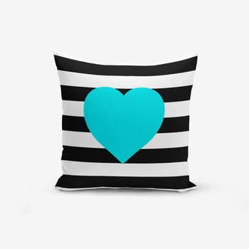 Față de pernă minimalist cushion covers striped blue, 45 x 45 cm