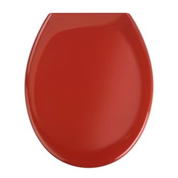 Capac wc cu închidere lentă wenko premium ottana, 44,5 x 37,5 cm, roşu