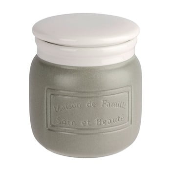 Doză ceramică wenko maison, gri-alb