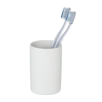 Suport din ceramică pentru periuțele de dinți wenko polaris, alb mat