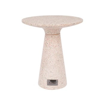 Masă auxiliară potrivită pentru exterior zuiver victoria, ø 41 cm, roz