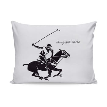 Set 2 fețe de pernă din bumbac polo club white, 50 x 70 cm