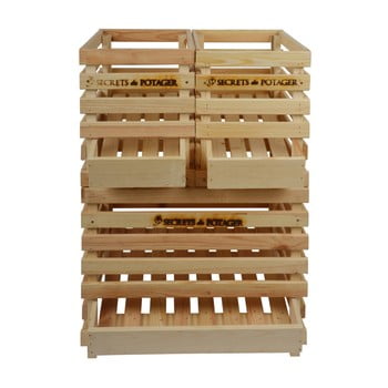Cutie din lemn pentru cartofi esschert design rustic