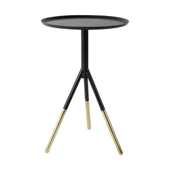 Măsuță auxiliară dutchbone elias, ⌀ 37 cm, alămiu