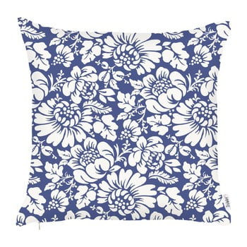 Față de pernă apolena flowers, 43 x 43 cm, albastru