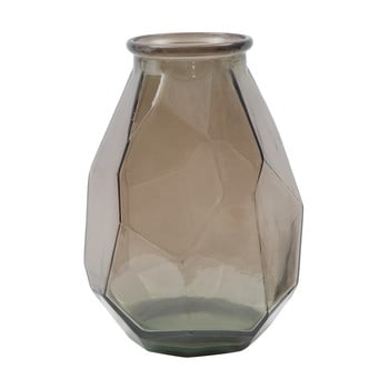 Vază din sticlă reciclată mauro ferretti stone, ⌀ 25 cm, maro
