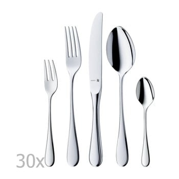 Set tacâmuri 30 piese din oțel inoxidabil WMF Cromargan® Kent