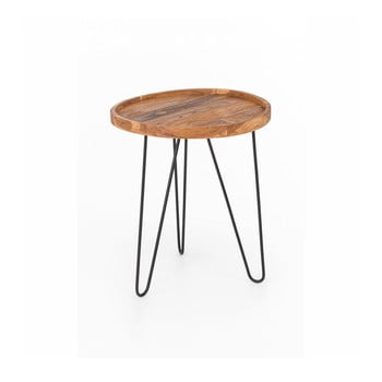 Masă de cafea cu picioare metalice woox living patricia, ⌀ 50 cm