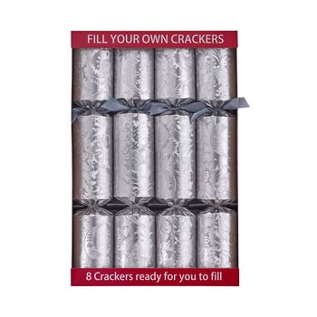 Set 8 pocnitori de crăciun robin reed decadence silver