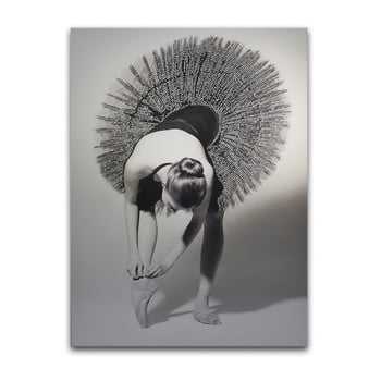 Tablou styler canvas glam balerina, 60 x 80 cm