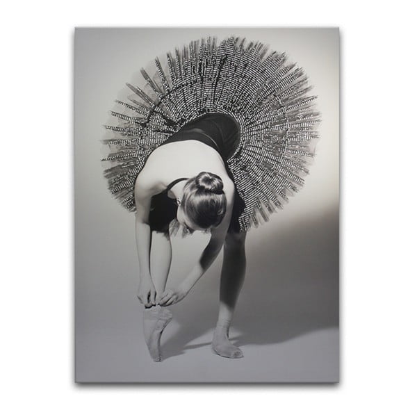 Obraz Styler Canvas Glam Balerina, 60 x 80 cm