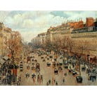 Reprodukce obrazu Camille Pissarro - Boulevard Montmartre Eremitage, 90 x 70 cm