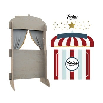 Suport decorativ de perete pentru cărți dekornik stand popcorn
