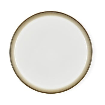 Farfurie adâncă din ceramică bitz mensa, diametru 27 cm, crem deschis