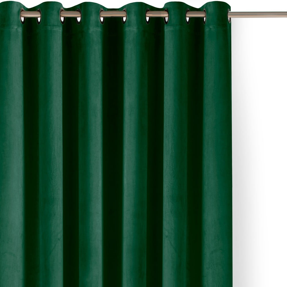 Zelený sametový dimout závěs 530x175 cm Velto – Filumi