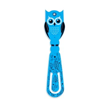 Lanternă cu LED Thinking gifts Flexlight Owl, albastru