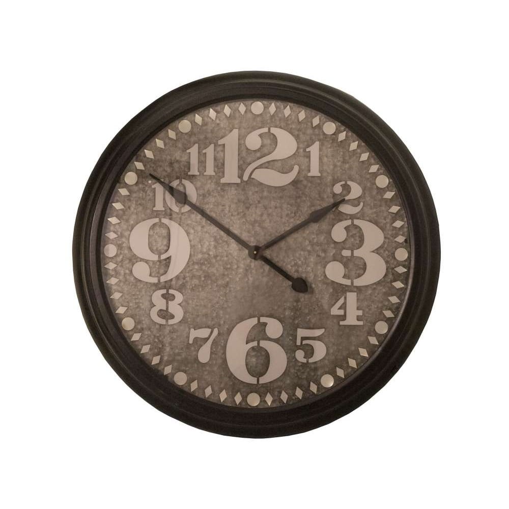 Nástěnné hodiny s pozinkovaným povrchem Antic Line , ø 93 cm