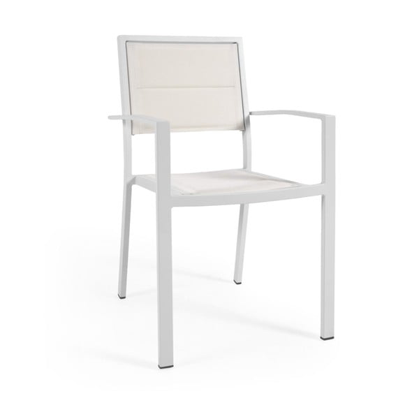Bílá hliníková venkovní židle Kave Home Sirley