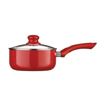 Oală cu capac premier housewares ecocook red small, 2,2l