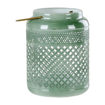 Felinar house nordic nice, înălțime 16 cm, verde