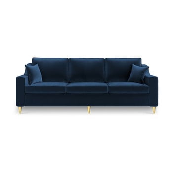 Canapea extensibilă cu 3 locuri mazzini sofas marigold, albastru închis