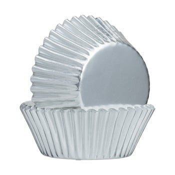 Set 32 forme pentru brioșe mason cash baking, argintiu