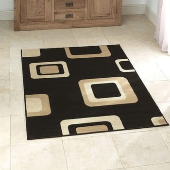 Covor think rugs diamond, 120 x 170 cm, negru