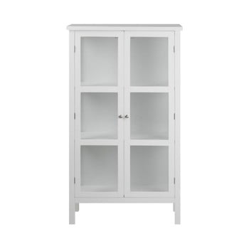 Vitrină cu 2 uși actona eton, înălțime 136 cm, alb
