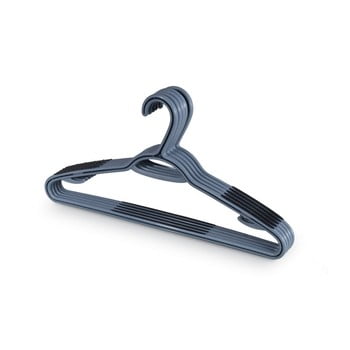 Set 5 umerașe pentru pantaloni domopak living, gri