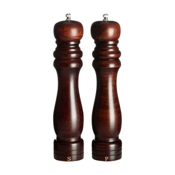 Set 2 râșnițe din lemn pentru sare și piper premier housewares lori