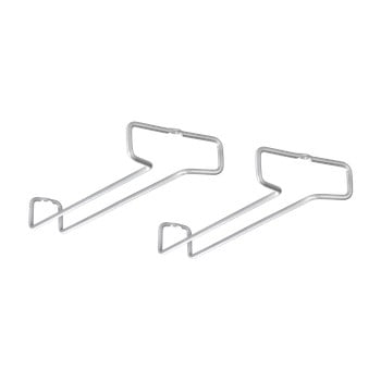 Set 2 suporturi pentru agățat pahare metaltex glass